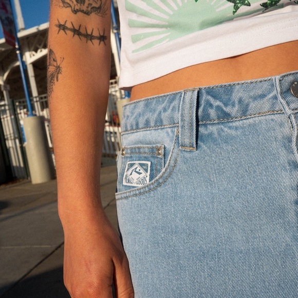 NWOT RUSTY CELESTE LOW RISE DENIM MAXI SKIRT - Picture 2 of 7